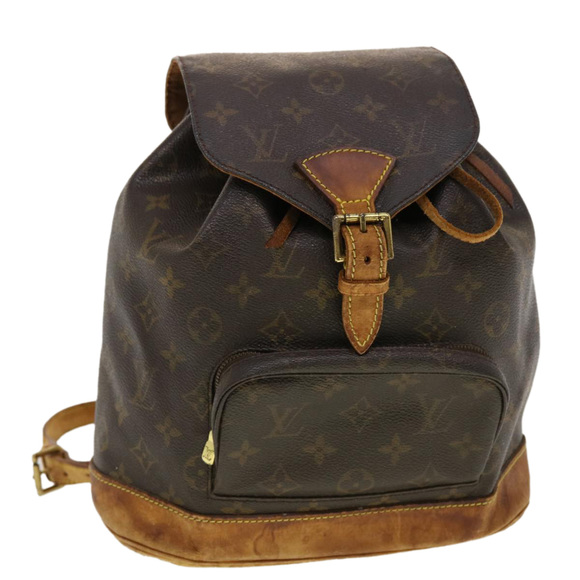 LOUIS VUITTON Monogram Montsouris MM Backpack M51136 LV Auth 42270 - Picture 1 of 16